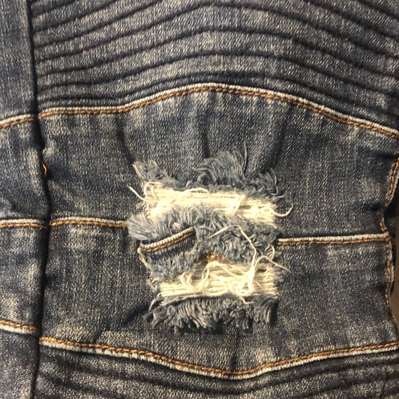 RSQ London Skinny Jeans | Navy - Picture 3 of 5